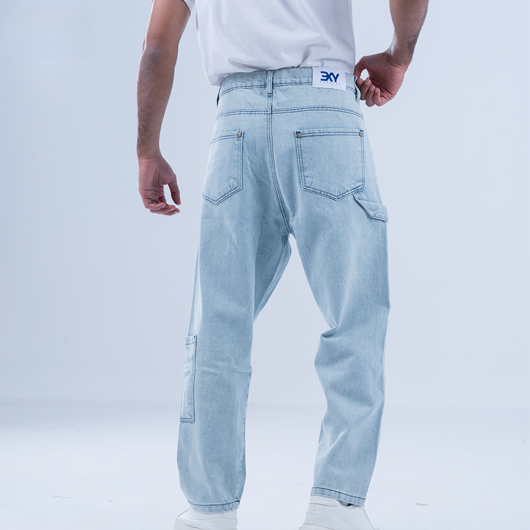 Exy Blue Utility Jeans
