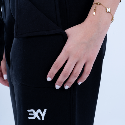 Women Exy "Eclipse" Black Sweatpants