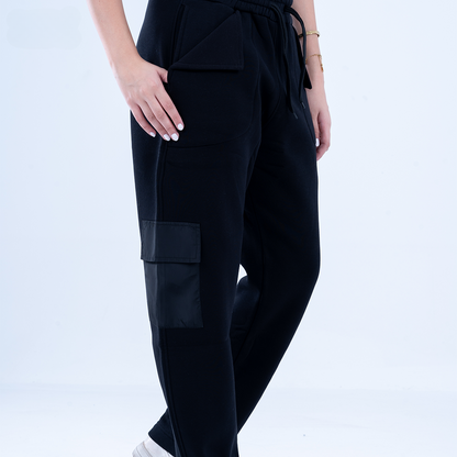 Women Exy "Eclipse" Black Sweatpants