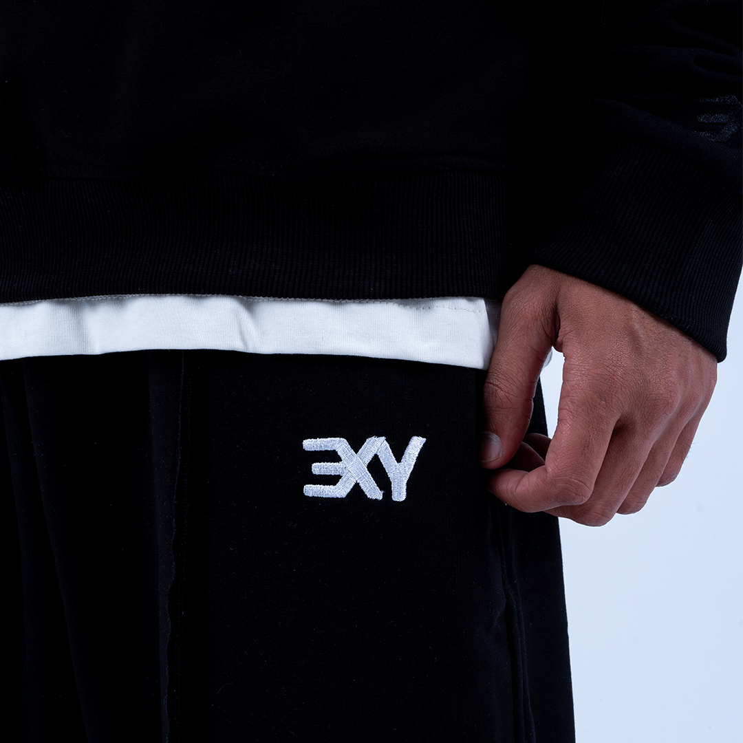 Blackout Melton Sweatpants